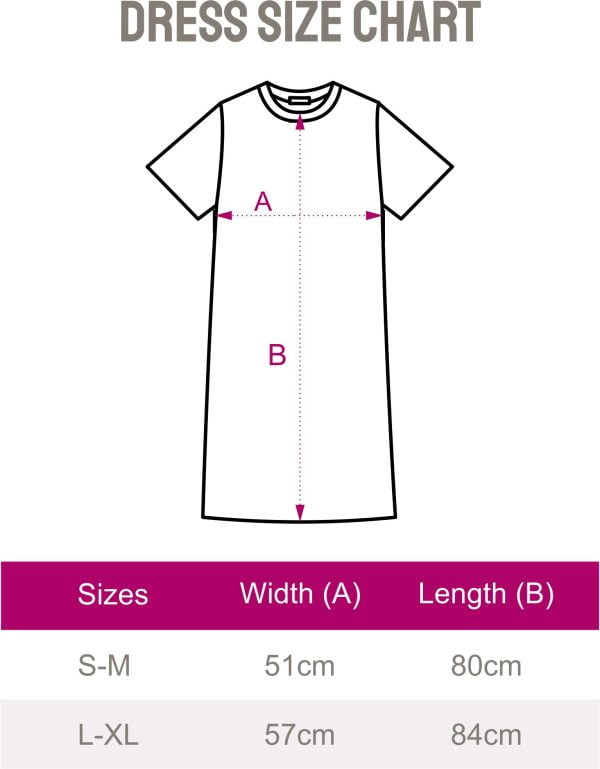 size chart dress